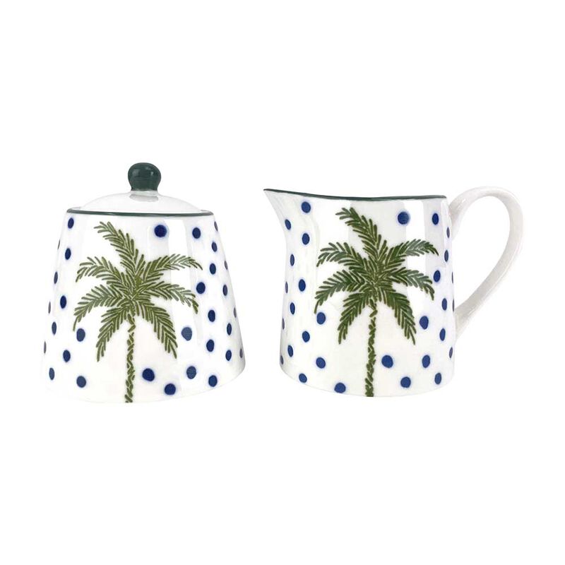Coconut Bay Milk & Sugar Set - White Palm image number 0